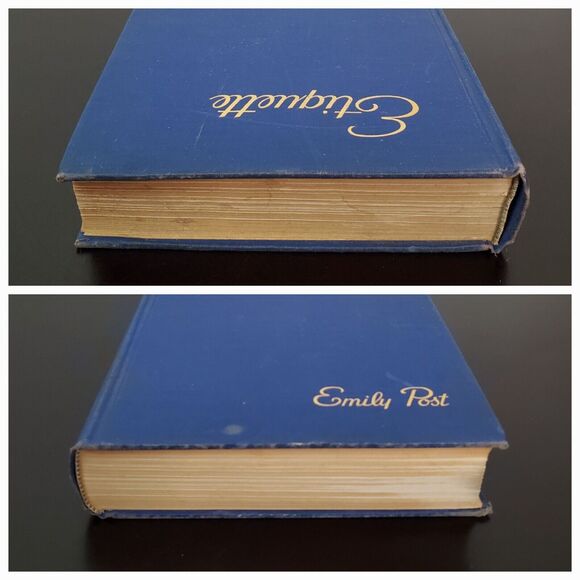 Etiquette by Emily Post : The Blue Book of Social Usage, Hardcover No DJ, 1945 - Picture 12 of 16